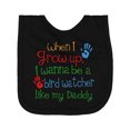 thumbnail image 1 of Inktastic Bird Watcher Like Daddy Newborn Bib, 1 of 3