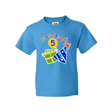 Inktastic Birthday Boy 5th Birthday Youth T-Shirt