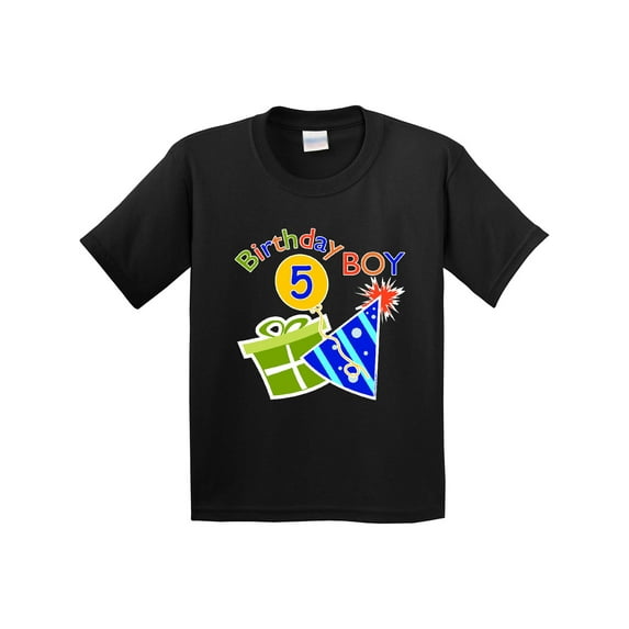 Inktastic Birthday Boy 5th Birthday Youth T-Shirt