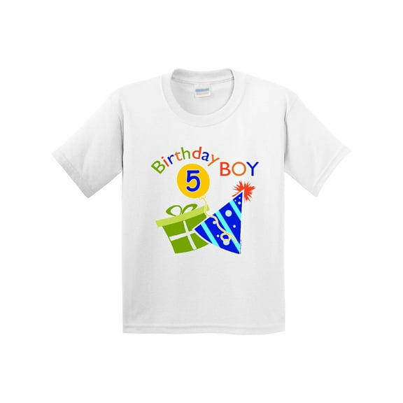 Inktastic Birthday Boy 5th Birthday Youth T-Shirt