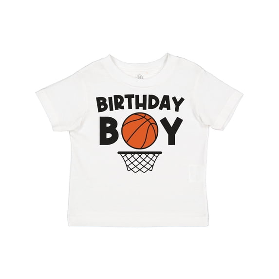 Inktastic Birthday Boy Basketball Boys Toddler T-Shirt