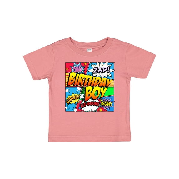 Inktastic Birthday Boy Comic Book Boys Baby T-Shirt