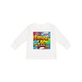 thumbnail image 1 of Inktastic Birthday Boy Comic Book Boys Long Sleeve Toddler T-Shirt, 1 of 5