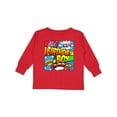 thumbnail image 1 of Inktastic Birthday Boy Comic Book Boys Long Sleeve Toddler T-Shirt, 1 of 5