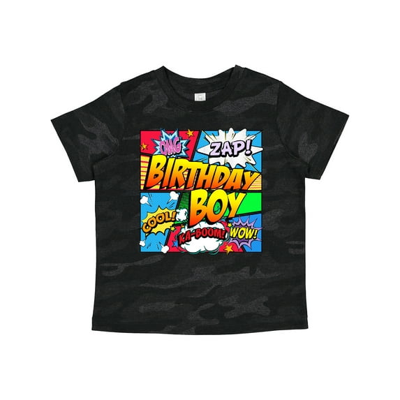 Inktastic Birthday Boy Comic Book Boys Toddler T-Shirt