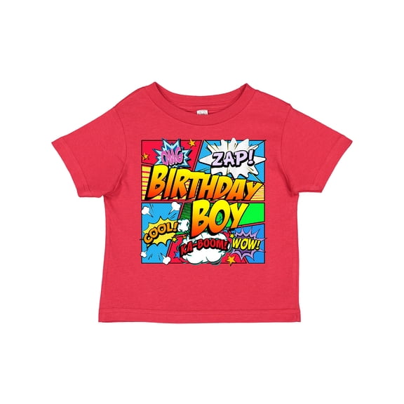 Inktastic Birthday Boy Comic Book Boys Toddler T-Shirt