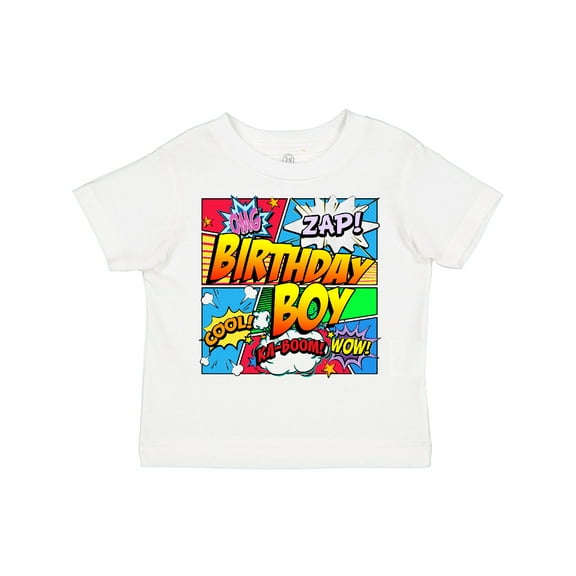 Inktastic Birthday Boy Comic Book Boys Toddler T-Shirt