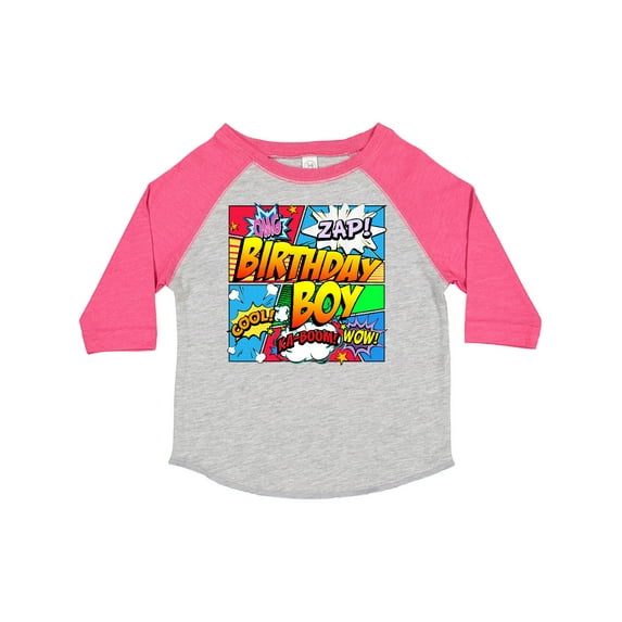 Inktastic Birthday Boy Comic Book Boys Toddler T-Shirt