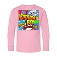 thumbnail image 1 of Inktastic Birthday Boy Comic Book Long Sleeve Youth T-Shirt, 1 of 5