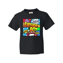 Inktastic Birthday Boy Comic Book Youth T-Shirt