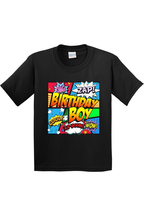 Birthday Boy Comic Book Youth T-Shirt