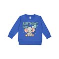 thumbnail image 1 of Inktastic Birthday Boy Elephant Balloons Toddler Sweatshirt, 1 of 4