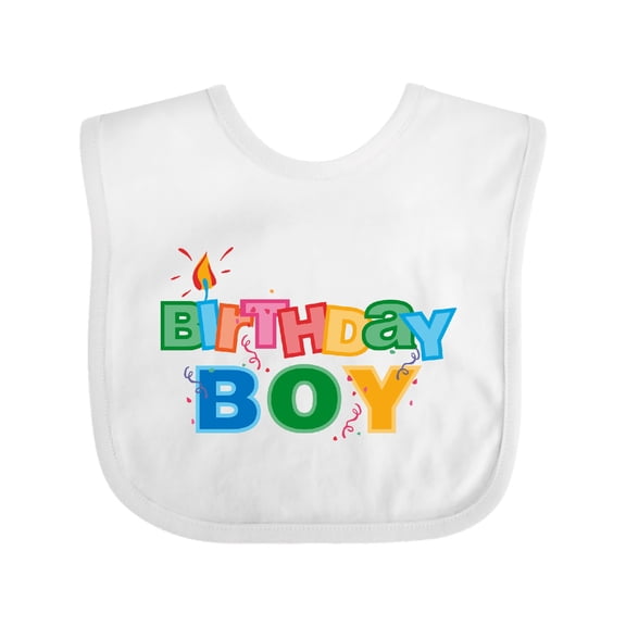 Inktastic Birthday Boy Letters Boys Baby Bib