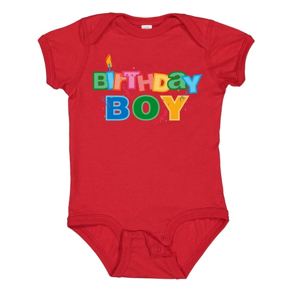 Inktastic Birthday Boy Letters Boys Baby Bodysuit