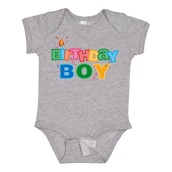 Inktastic Birthday Boy Letters Boys Baby Bodysuit