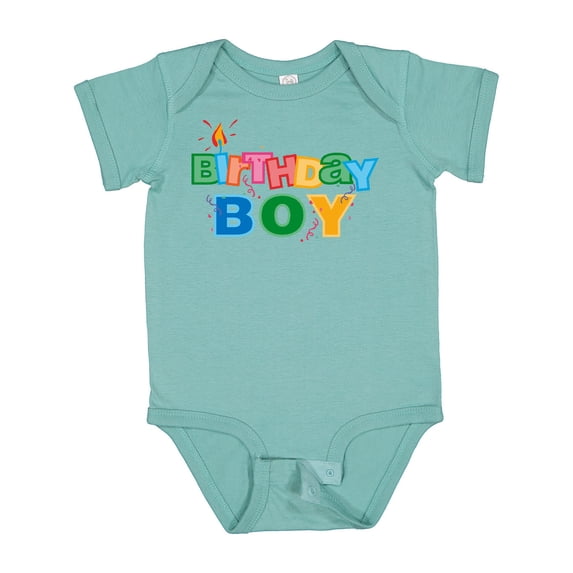 Inktastic Birthday Boy Letters Boys Baby Bodysuit