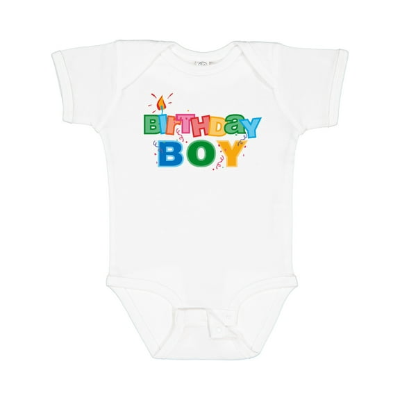 Inktastic Birthday Boy Letters Boys Baby Bodysuit