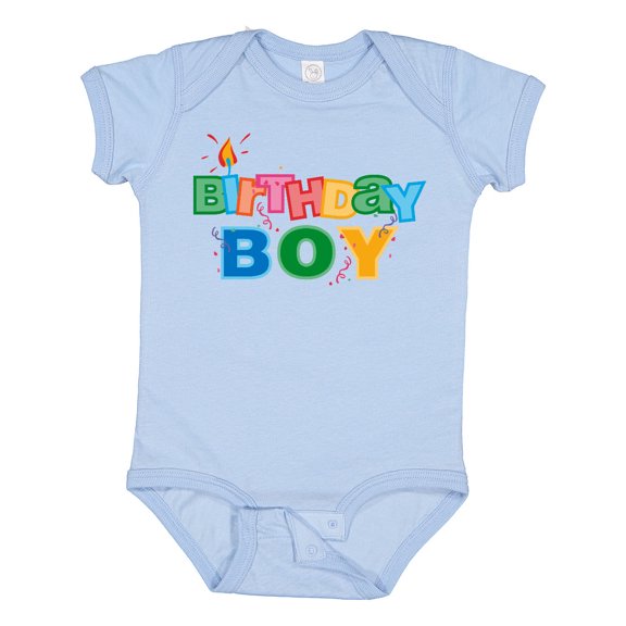 Inktastic Birthday Boy Letters Boys Baby Bodysuit