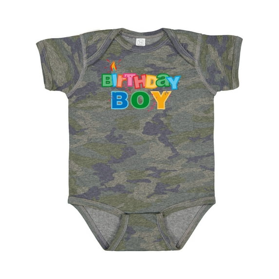 Inktastic Birthday Boy Letters Boys Baby Bodysuit