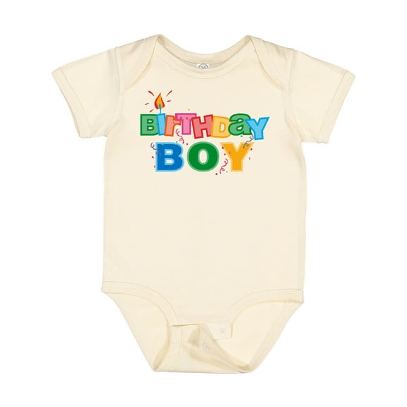 Inktastic Birthday Boy Letters Boys Baby Bodysuit