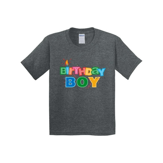 Inktastic Birthday Boy Letters Youth T-Shirt