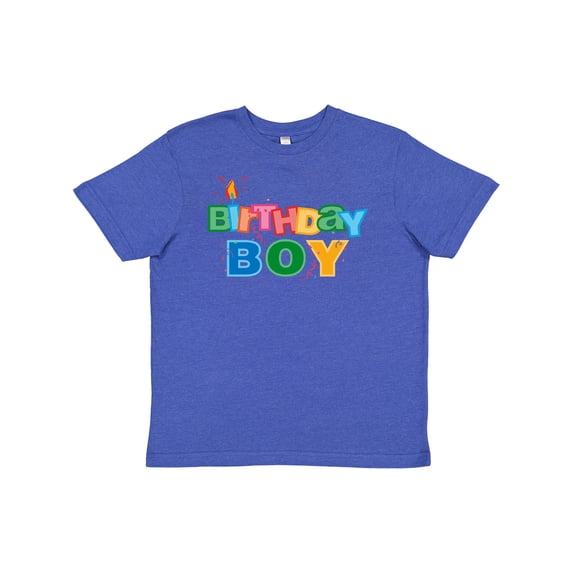 Inktastic Birthday Boy Letters Youth T-Shirt