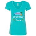 thumbnail image 1 of Inktastic Birthday Cruise Vacation Women's V-Neck T-Shirt, 1 of 5