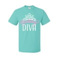 thumbnail image 1 of Inktastic Birthday Diva in Pink with Tiara T-Shirt, 1 of 5