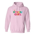 thumbnail image 1 of Inktastic Birthday Girl Letters Adult Hoodie Sweatshirt, 1 of 4