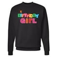 thumbnail image 1 of Inktastic Birthday Girl Letters Adult Sweatshirt, 1 of 4