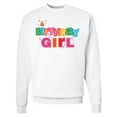 thumbnail image 1 of Inktastic Birthday Girl Letters Adult Sweatshirt, 1 of 4