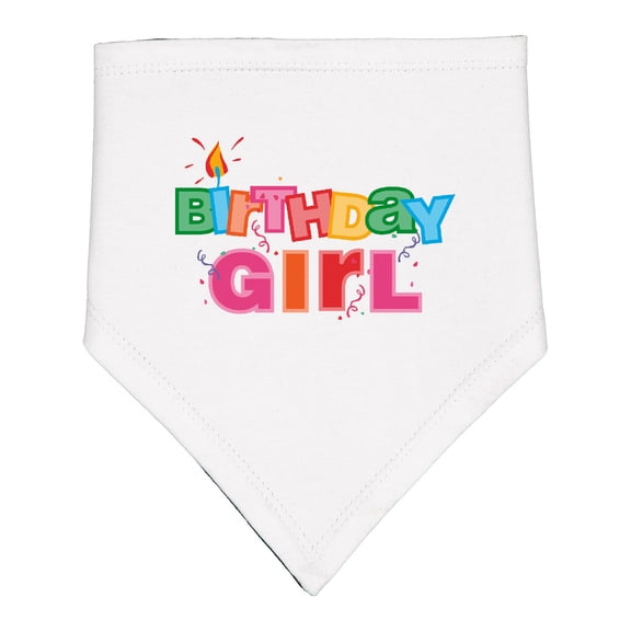 Inktastic Birthday Girl Letters Baby Bandana Bib
