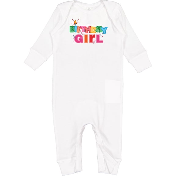 Inktastic Birthday Girl Letters Baby Romper Coveralls