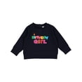 thumbnail image 1 of Inktastic Birthday Girl Letters Baby Sweatshirt, 1 of 4