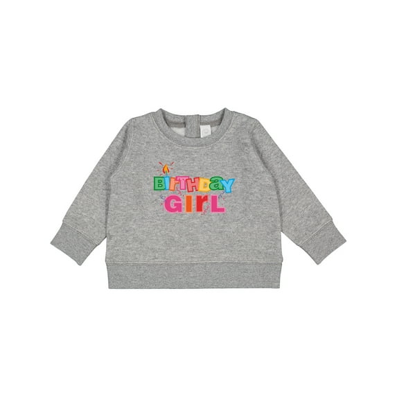 Inktastic Birthday Girl Letters Baby Sweatshirt