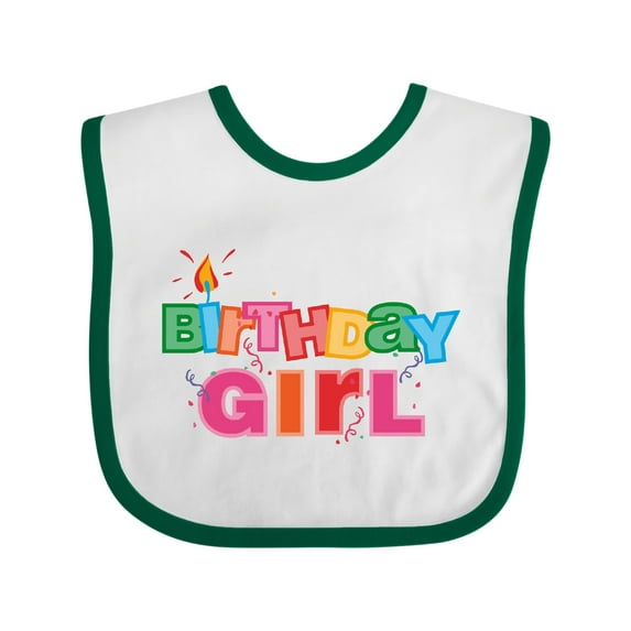 Inktastic Birthday Girl Letters Girls Baby Bib