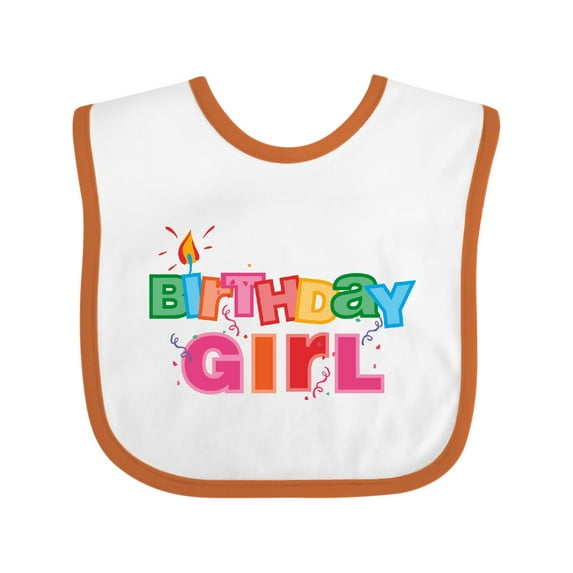 Inktastic Birthday Girl Letters Girls Baby Bib