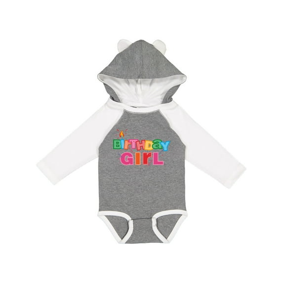 Inktastic Birthday Girl Letters Girls Long Sleeve Baby Bodysuit