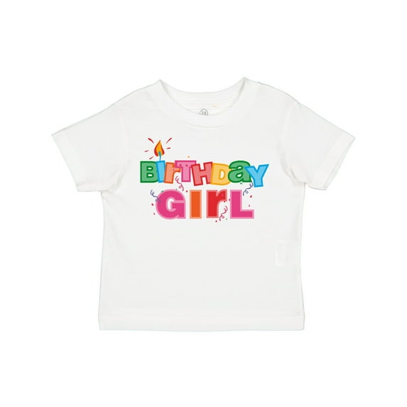 Inktastic Birthday Girl Letters Girls Toddler T-Shirt
