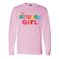 thumbnail image 1 of Inktastic Birthday Girl Letters Long Sleeve T-Shirt, 1 of 5