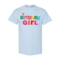 thumbnail image 1 of Inktastic Birthday Girl Letters T-Shirt, 1 of 5