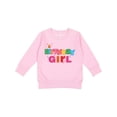 thumbnail image 1 of Inktastic Birthday Girl Letters Toddler Sweatshirt, 1 of 4