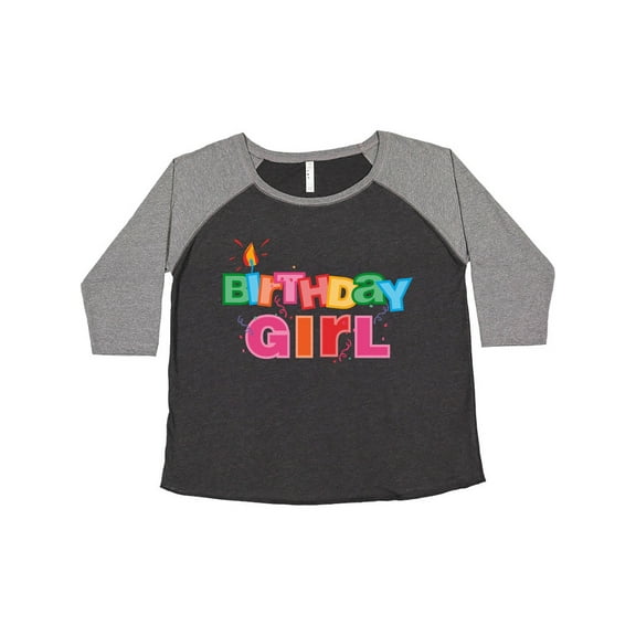Inktastic Birthday Girl Letters Women's Plus Size T-Shirt