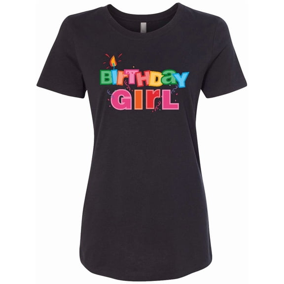 Inktastic Birthday Girl Letters Women's T-Shirt