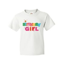 Inktastic Birthday Girl Letters Youth T-Shirt