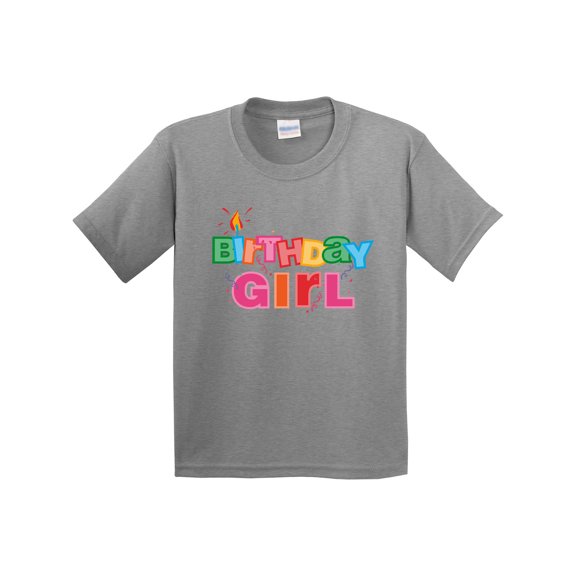 Inktastic Birthday Girl Letters Youth T-Shirt