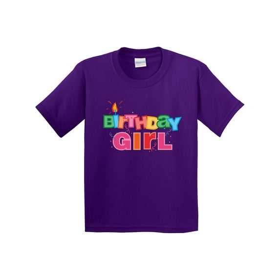 Inktastic Birthday Girl Letters Youth T-Shirt