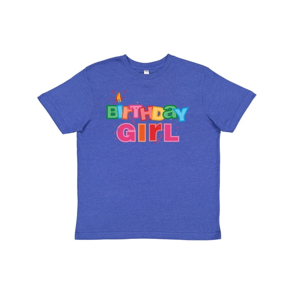 Inktastic Birthday Girl Letters Youth T-Shirt