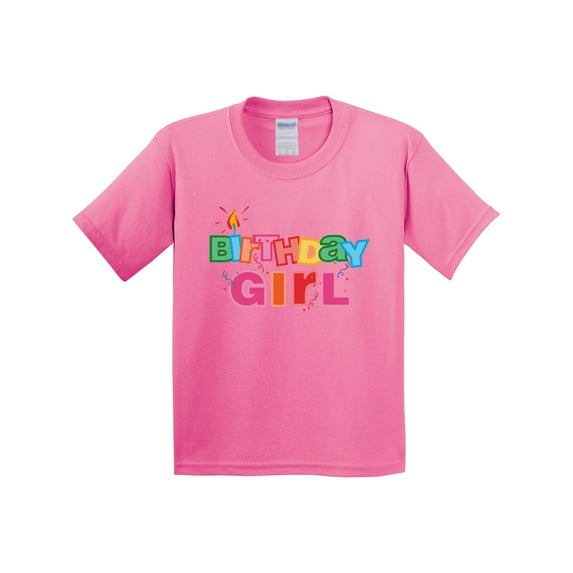 Inktastic Birthday Girl Letters Youth T-Shirt