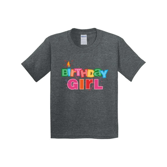 Inktastic Birthday Girl Letters Youth T-Shirt